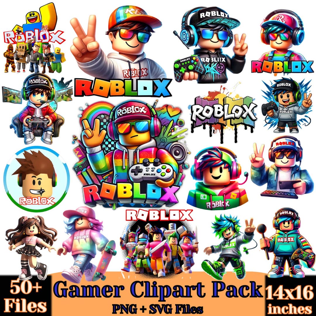 Block Style Game Character SVG PNG Clipart | Cube World Character 50 ...