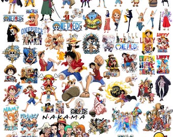 Pakiet clipartów postaci z anime | Ponad 90 plików PNG do pobrania w wersji cyfrowej