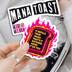 Dungeon Crawler Carl Stickers, Mana Toast, Uzi Jesus, Samantha,Raul, Prepotente (5 Stickers) image 4