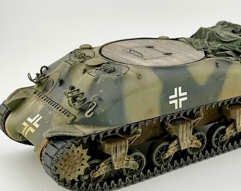 Captured Sherman M4 Beutepanzer 1/35 display model