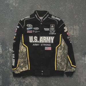 Us Army Racing Jacket - Etsy