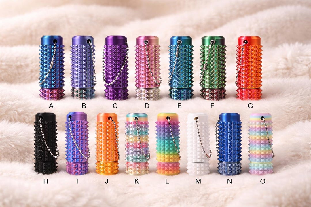Spiky Sensory Fidget Keychain | ADHD Acupressure Roller | Anxiety ...