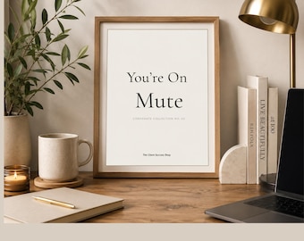 Office Wall Art Bundle | Minimalist Quotes, Corporate Humor (Digital Download)