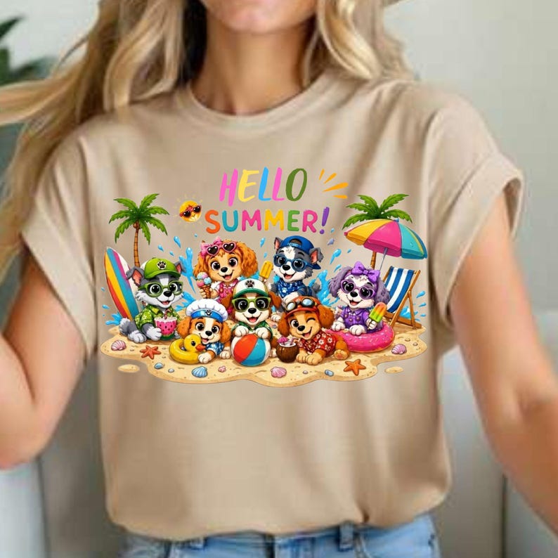 Hello Summer Png  Welcome Summer Png Summer Sublimation Designs Download Png Colorful Summer Png Tropical T-Shirt Png Summer time Png