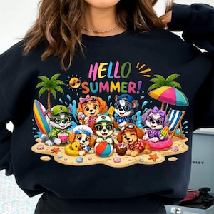 Hello Summer Png  Welcome Summer Png Summer Sublimation Designs Download Png Colorful Summer Png Tropical T-Shirt Png Summer time Png