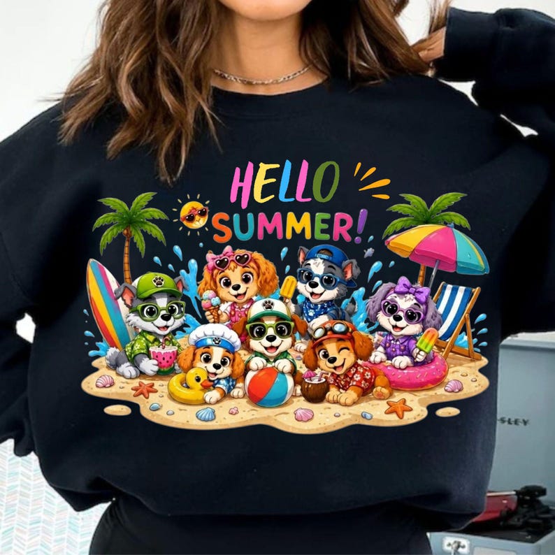 Hello Summer Png  Welcome Summer Png Summer Sublimation Designs Download Png Colorful Summer Png Tropical T-Shirt Png Summer time Png