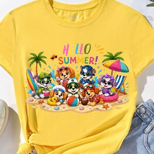 Hello Summer Png  Welcome Summer Png Summer Sublimation Designs Download Png Colorful Summer Png Tropical T-Shirt Png Summer time Png