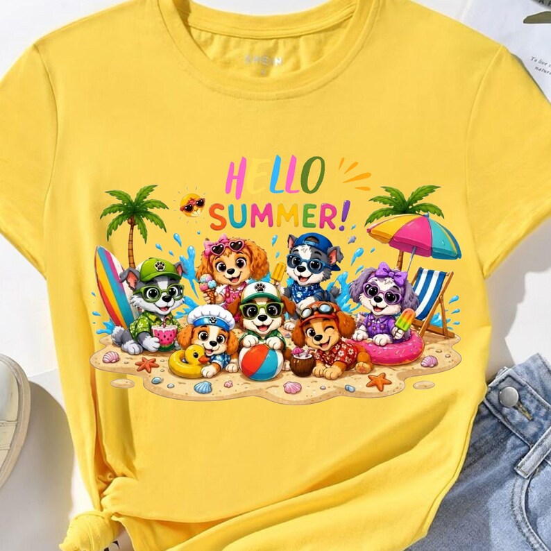 Hello Summer Png  Welcome Summer Png Summer Sublimation Designs Download Png Colorful Summer Png Tropical T-Shirt Png Summer time Png