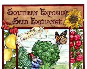 Giclee Print - Southern Exposure Seed Exchange 2024 Catalog Cover