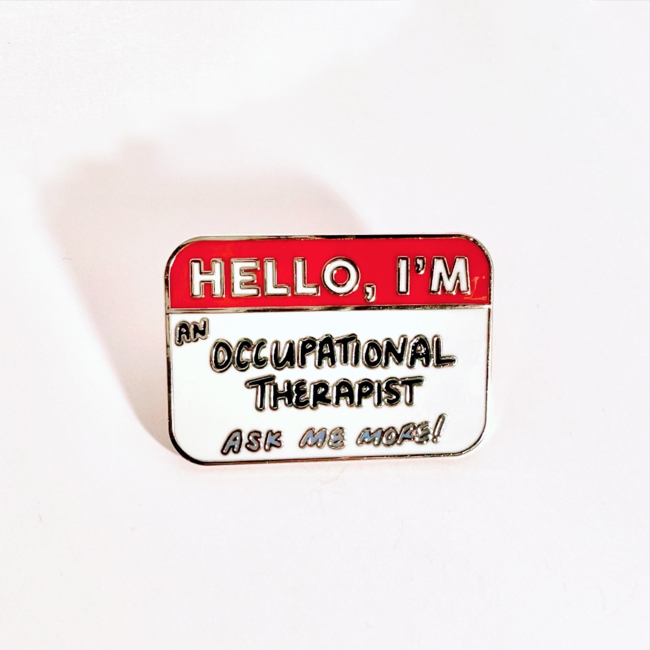 Occupational Therapy Badge Reel - OT Gift - OT Swivel Badge Clip -  Occupational Therapist Badge ID Pull - Carabiner, Lanyard - 2546