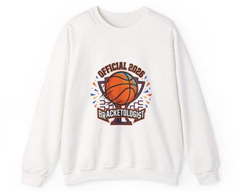 Bracketologist Basketball Crewneck Sweatshirt | college tournament, bracket, game day