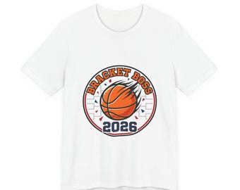 Bracket Boss 2026 T-Shirt | college tournament, bracket gameday hoops