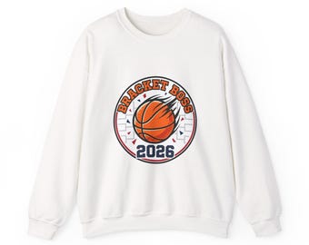 Bracket Boss 2026 Sweatshirt | college tournament, game day hoops