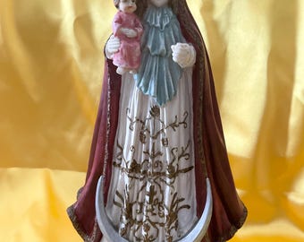 Estatua Virgen De La Candelaria / Our Lady Of Candelaria Statue 13”