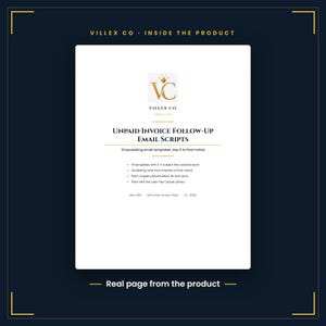 A/R Email Scripts Pack, Invoice Follow-Up Templates, Late Fee Clause Library, Small Business Overdue Payment Reminders, PDF image 3