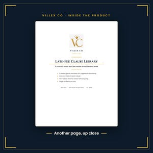 A/R Email Scripts Pack, Invoice Follow-Up Templates, Late Fee Clause Library, Small Business Overdue Payment Reminders, PDF image 4
