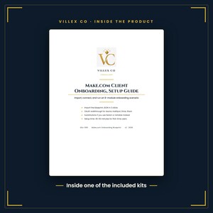 Automation Starter Bundle: Make.com Onboarding Blueprint, Invoice Reminders Blueprint, and Audit Workbook imagen 4