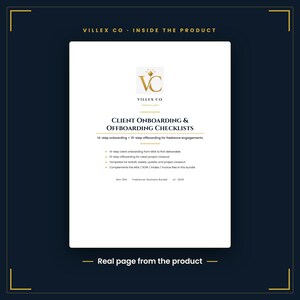 Freelancer Business Templates Kit, Service Agreement, Invoice, Intake, Scope, Onboarding Checklists image 3