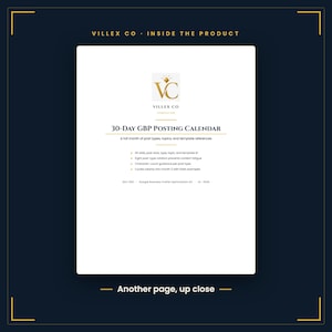 GBP Optimization Kit, Google Business Profile Audit Checklist, 30-Day Posting Calendar, 12 Post Templates, Local SEO imagem 4