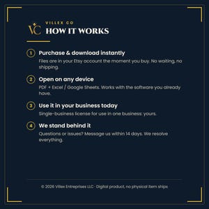 All-in-One Financial Dashboard for Small Business, Income Expense and Cash Flow Tracker, Excel and Google Sheets image 5