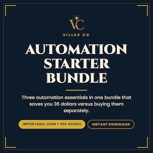 Automation Starter Bundle: Make.com Onboarding Blueprint, Invoice Reminders Blueprint, and Audit Workbook imagen 1