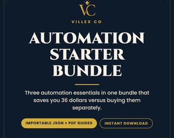Automation Starter Bundle: Make.com Onboarding Blueprint, Invoice Reminders Blueprint, and Audit Workbook