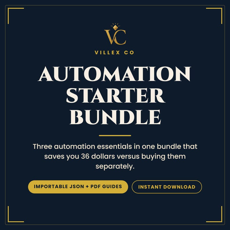 Automation Starter Bundle: Make.com Onboarding Blueprint, Invoice Reminders Blueprint, and Audit Workbook imagen 1