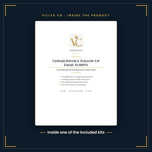 Freelancer Operations Bundle: Bookkeeping Starter Kit, A/R Email Scripts, and Business Templates for Solo Freelancers bild 4