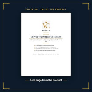 GBP Optimization Kit, Google Business Profile Audit Checklist, 30-Day Posting Calendar, 12 Post Templates, Local SEO imagem 3