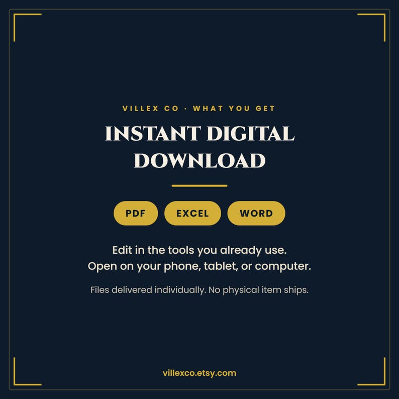 Freelancer Business Templates Kit, Service Agreement, Invoice, Intake, Scope, Onboarding Checklists image 7