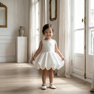 white formal dresses for juniors Knee Length Junior Bridesmaid Dress,White Tulle Flower Girl Dress,JB00023, J14 / Skyblue