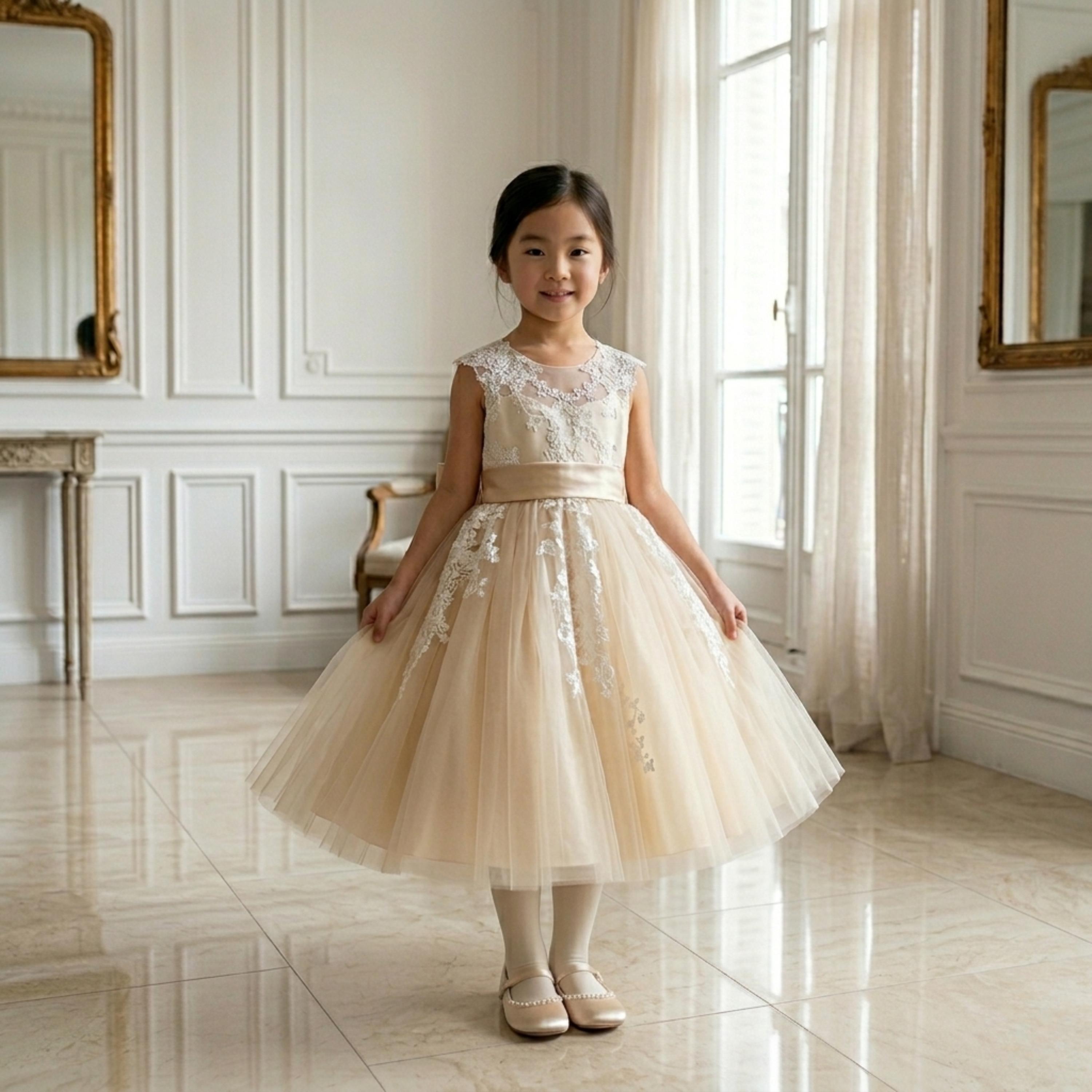 champagne junior bridesmaid dresses uk Flowy A-Line Halter Ruched Floor Length Chiffon Junior Bridesmaid Dres main image 0