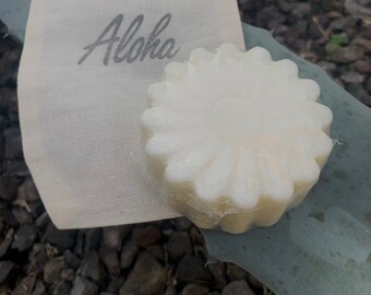 Solid Hair Conditioner Disk,Made in Hawaii,7  fragrances,Shea Butter,Natural Hair,No sulfates,Ecofriendly,Zero Waste,No Detergent,Travel Kit