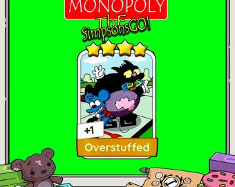 Pegatinas de MONOPOLY GO con sobrellenado, nuevo álbum de 4 estrellas, todo disponible.