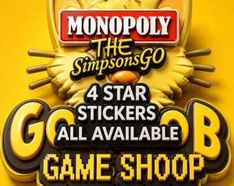 Pegatinas de MONOPOLY GO Nuevo álbum 4 estrellas Todo disponible Envío rápido
