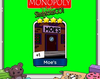 Pegatinas de MONOPOLY GO de Moe, nuevo álbum de 4 estrellas, todas disponibles.