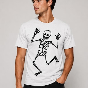 Boney Bob Lustig Tanzen Skelett T-Shirt