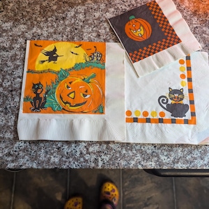 vintage Halloween-servetten
