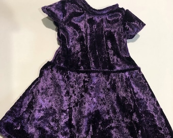 18" Doll Purple Crush Velvet Dress