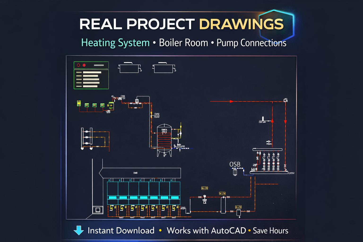 Autocad Mechanical Dynamic Block Library | HVAC, Duct, Fire & Plumbing ...