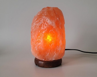 Himalayan Salt Lamp, Pink Salt Lamp, 100% Authentic Natural Rock Salt from Himalayan Mountains, Handmade Salt Lamp, home decor