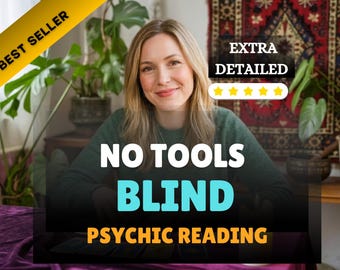 Lectura psíquica a ciegas, pura intuición, sin herramientas, revelación en el mismo instante.