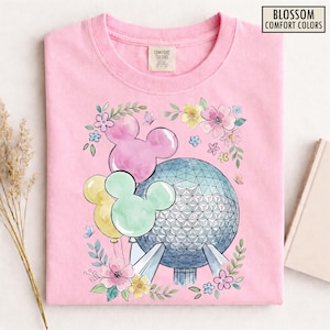 Retro Coquette Rosett Disney Epcot PNG, EPCOT World Tour 1982 PNG, Disney World Familjematchning, Semesterresa 2026
