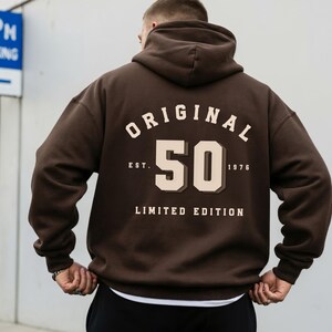 50. Geburtstag Hoodie Männer – Original 1976 Limited Edition – Geschenk für Männer zum 50. – 50 Jahre Kapuzenpullover - EST 1976 Pullover