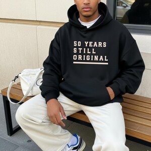 50. Geburtstag Hoodie Herren – 50 Years Still Original – Geschenk für Männer zum 50. Geburtstag – 50. Jahre Kapuzenpullover, Hoodie 1976