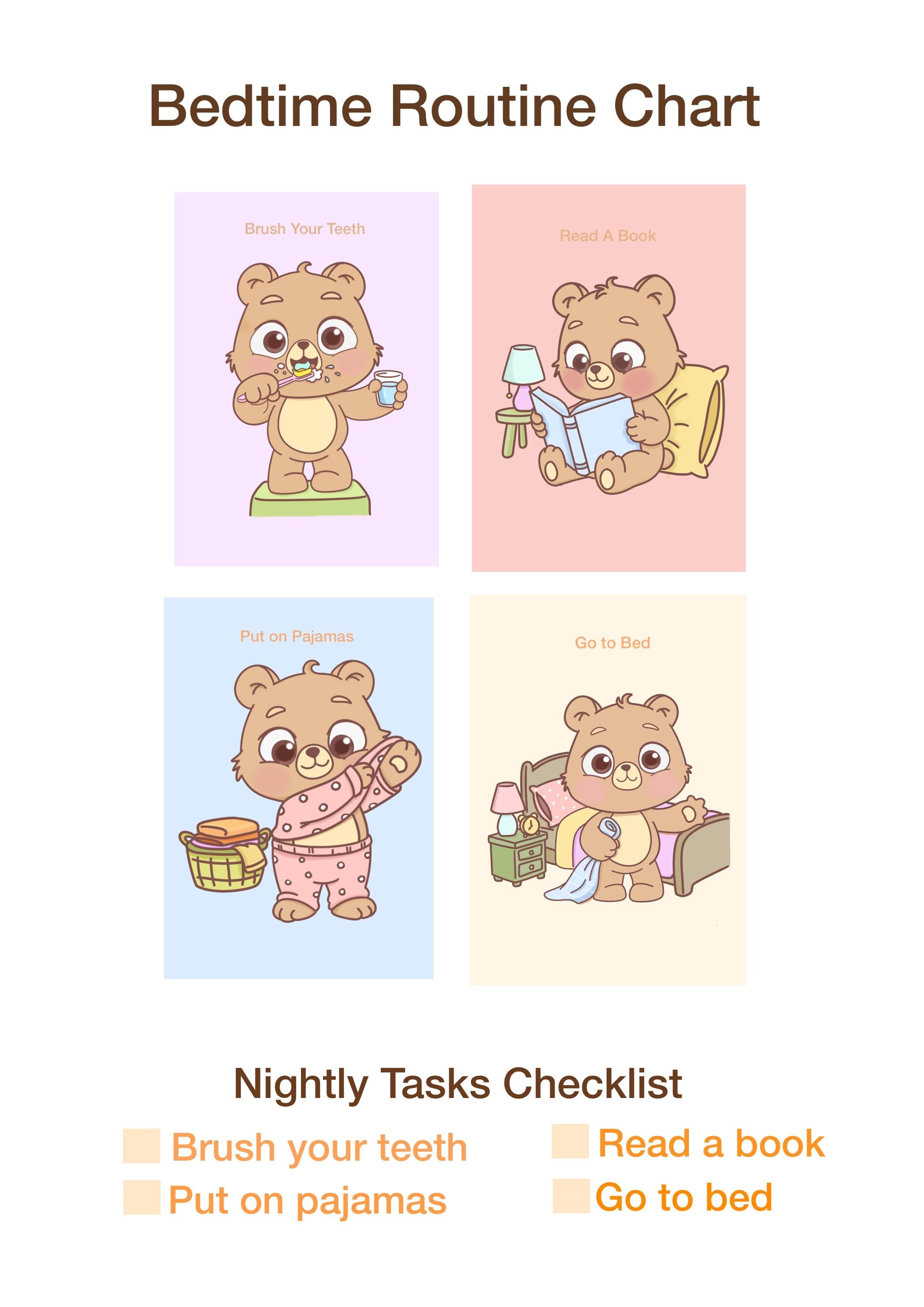 Read A Book Routine Visual Read a Book Routine Chart | Toddler Visual Schedule (digital Download ...