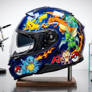 dot approved motorcycle helmets anime Hand Painted Retro Helmet Ride In Style With Limited-Edition