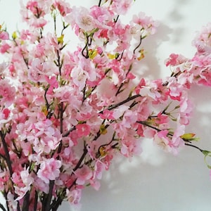 人工桜の花 - フェイク桜の花 - 桜の室内装飾 - 桜のスプレーフラワー