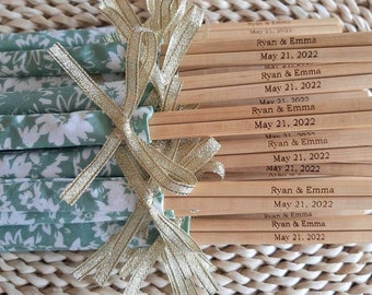 20 pairs of Personalised Engraved Chopsticks in Fabric Sleeves and Ribbons/ Personalised gift favors for friends/ for family/Party favours