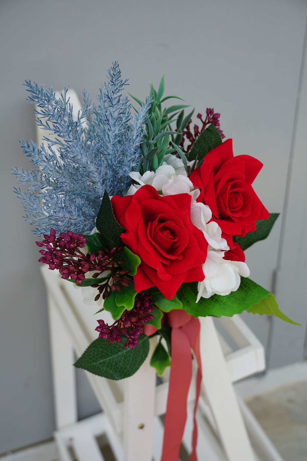 Silk Flowers Aisle Pews Decorartificial Floral Aisle Church Pews Decordiy Wedding Supplies